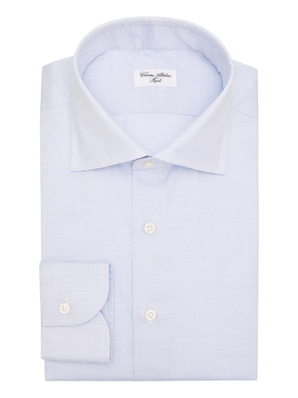 Cesare Attolini Men's Micro-Dot Cotton Dress Shirt
