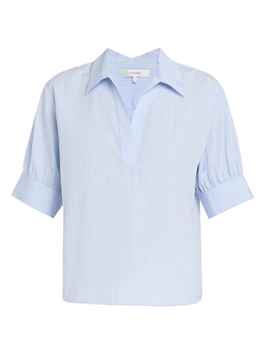 The Striped Popover Top The Striped Popover Top