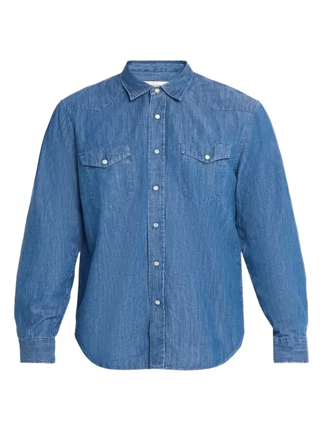 Men's Maverick Snap-Front Chambray Western Shirt