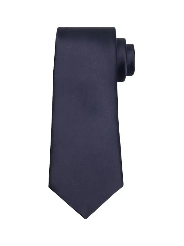 Men's Solid Silk Satin Tie Men's Solid Silk Satin Tie