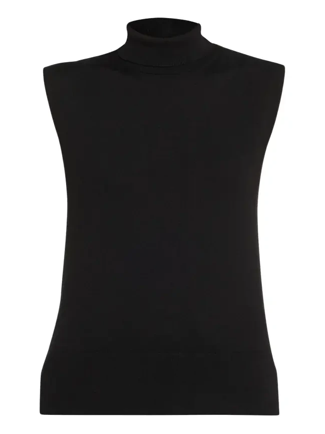 Sleeveless Turtleneck Sweater Sleeveless Turtleneck Sweater
