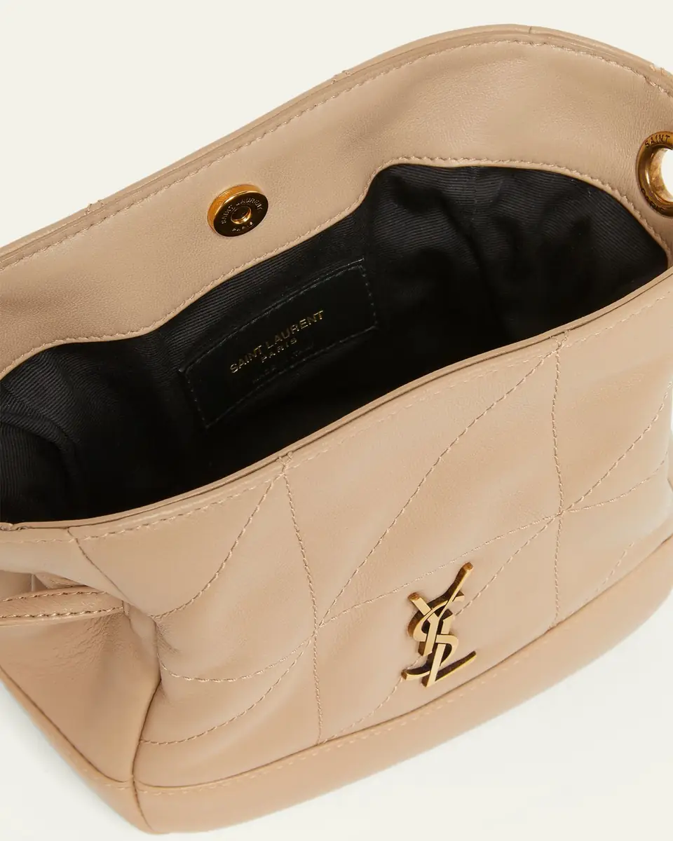 Saint Laurent Jamie Mini YSL Quilted Leather Shoulder Bag | Thumbnail 4 Saint Laurent Jamie Mini YSL Quilted Leather Shoulder Bag | Thumbnail 4