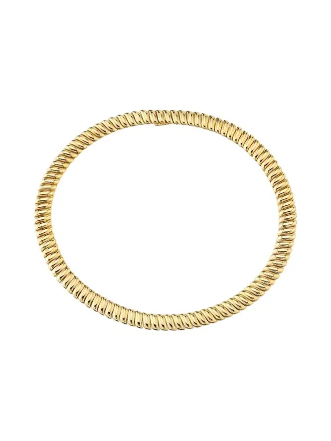 Zoe 18K Gold Large Choker Necklace