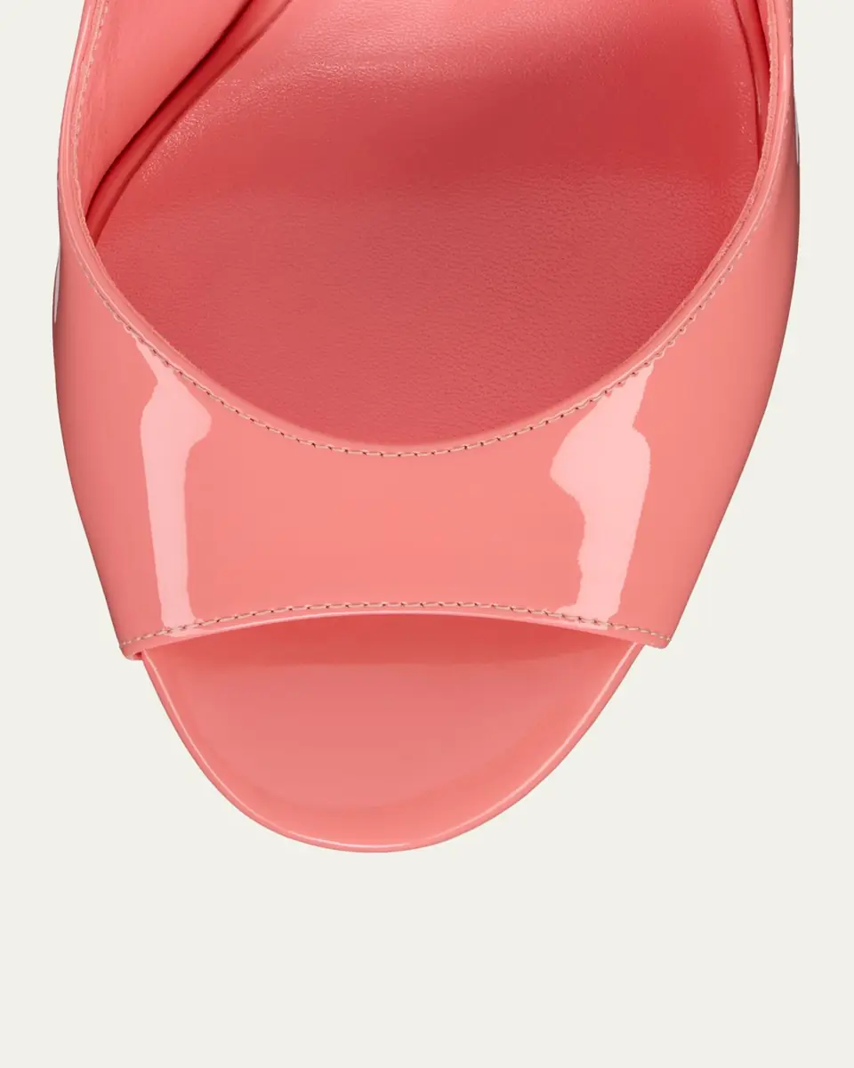Christian Louboutin 100mm Sofia Z Patent Leather Slingback Pumps | Thumbnail 4