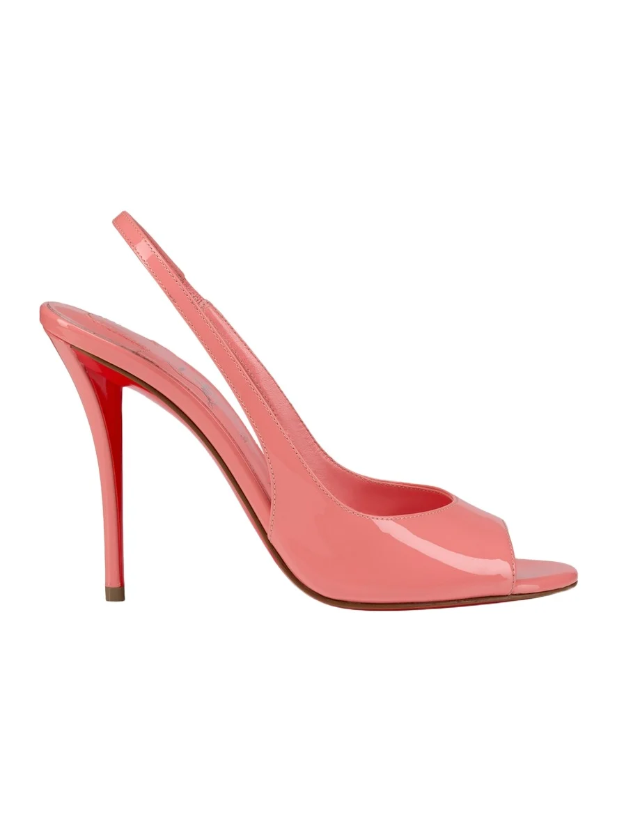 100mm Sofia Z Patent Leather Slingback Pumps 100mm Sofia Z Patent Leather Slingback Pumps