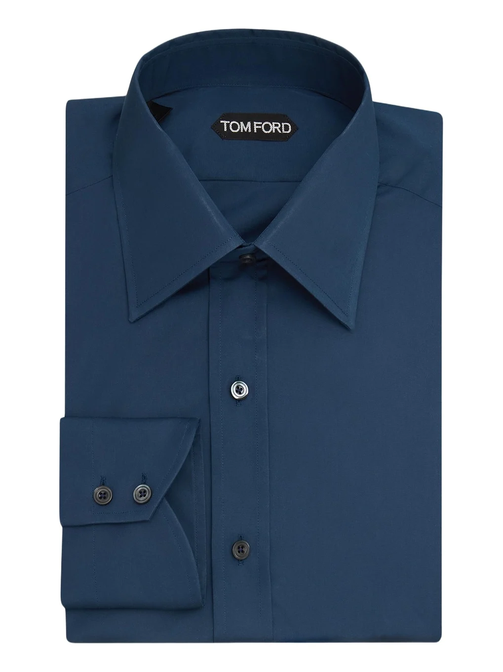Tom Ford Men's Giza Cotton Poplin Solid Dress Shirt