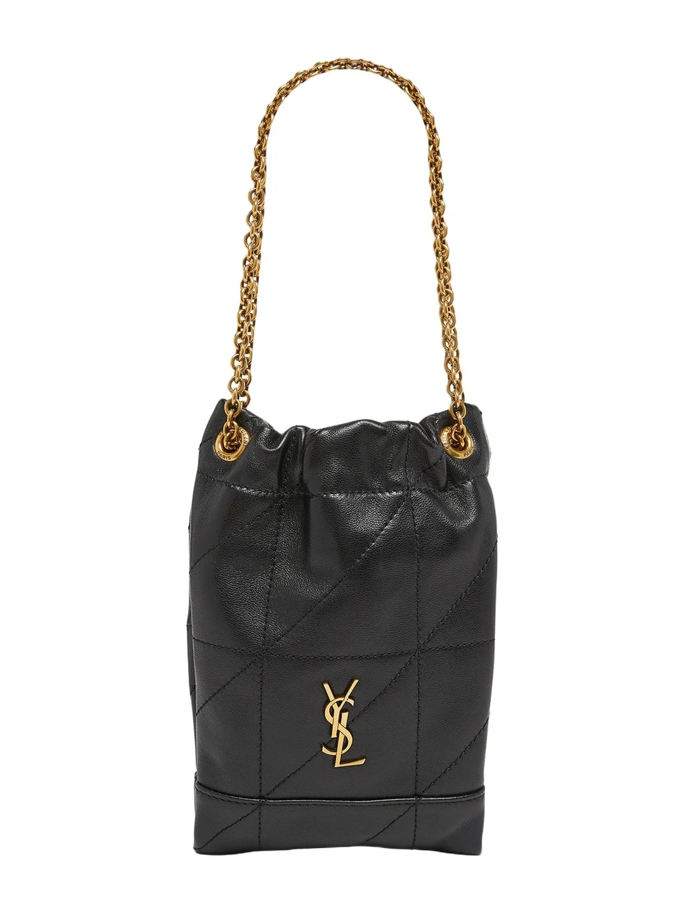 Jamie Mini YSL Quilted Leather Pochon Shoulder Bag Jamie Mini YSL Quilted Leather Pochon Shoulder Bag