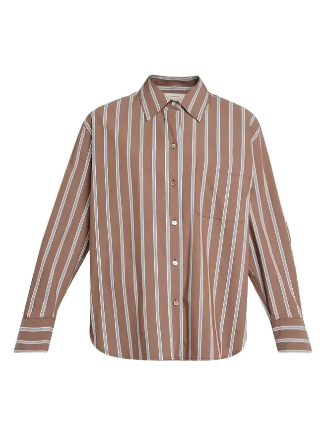 Stripe Button-Front Shirt Stripe Button-Front Shirt
