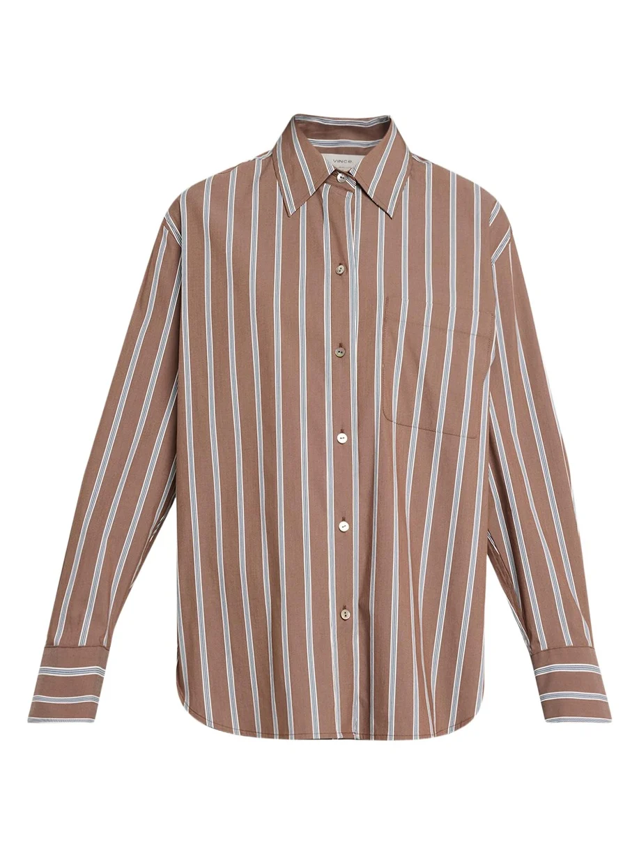 Stripe Button-Front Shirt Stripe Button-Front Shirt