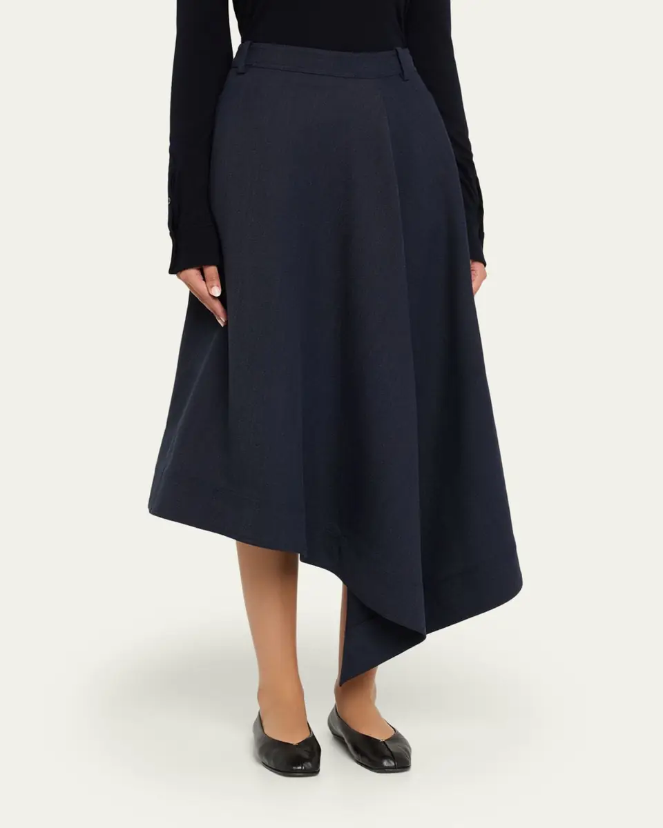 A.L.C. Gael Asymmetric Midi Skirt | Thumbnail 4 A.L.C. Gael Asymmetric Midi Skirt | Thumbnail 4