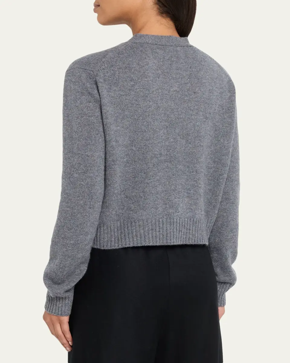 Lisa Yang Marion Cashmere V-Neck Cardigan | Thumbnail 3 Lisa Yang Marion Cashmere V-Neck Cardigan | Thumbnail 3