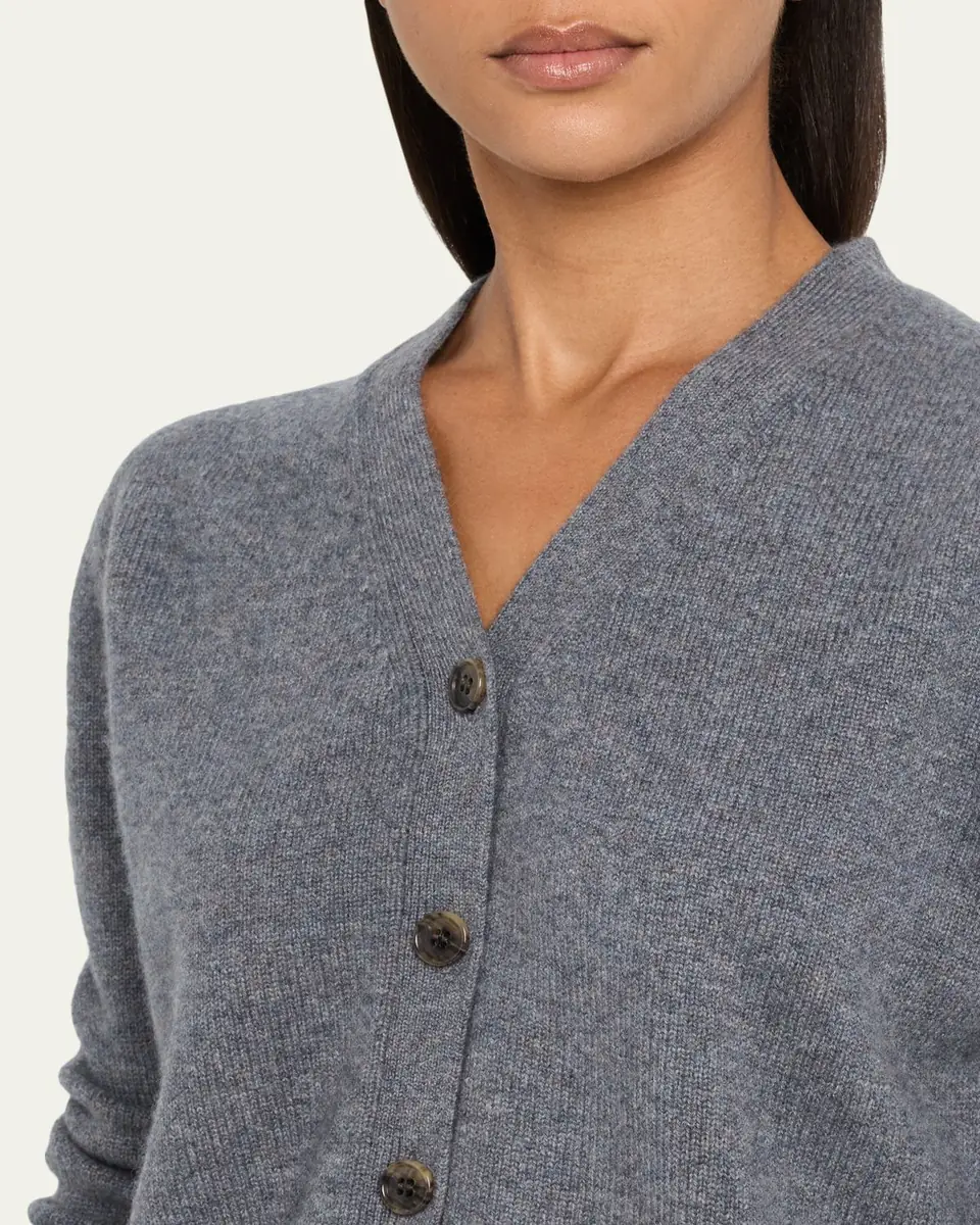 Lisa Yang Marion Cashmere V-Neck Cardigan | Thumbnail 5 Lisa Yang Marion Cashmere V-Neck Cardigan | Thumbnail 5