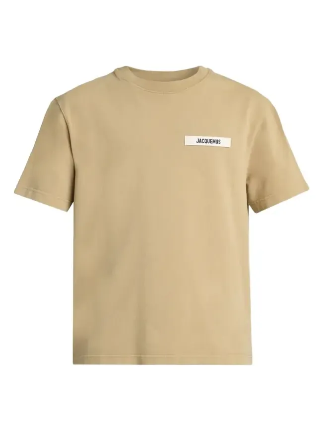 Men's Grosgrain Logo Crewneck T-Shirt Men's Grosgrain Logo Crewneck T-Shirt
