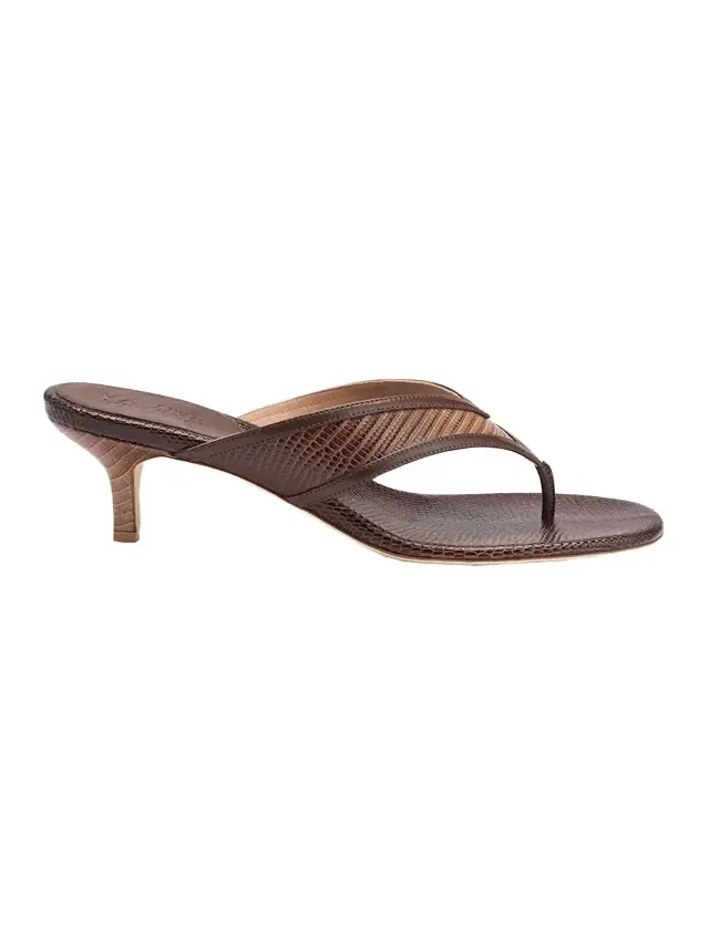45mm Koko Embossed Leather Thong Sandals 45mm Koko Embossed Leather Thong Sandals