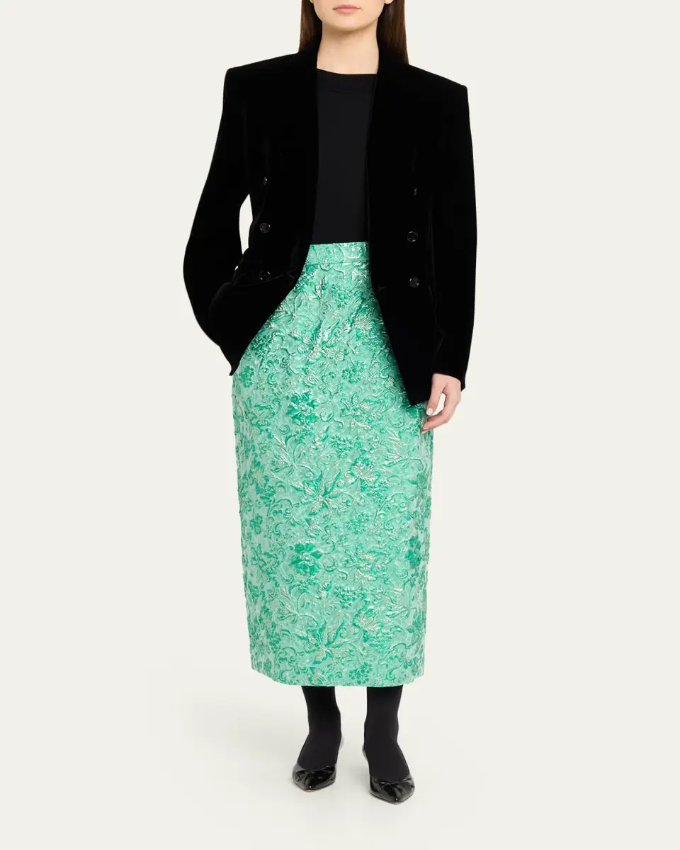 Willy Chavarria Tubo Cloque Pencil Skirt | Thumbnail 2 Willy Chavarria Tubo Cloque Pencil Skirt | Thumbnail 2