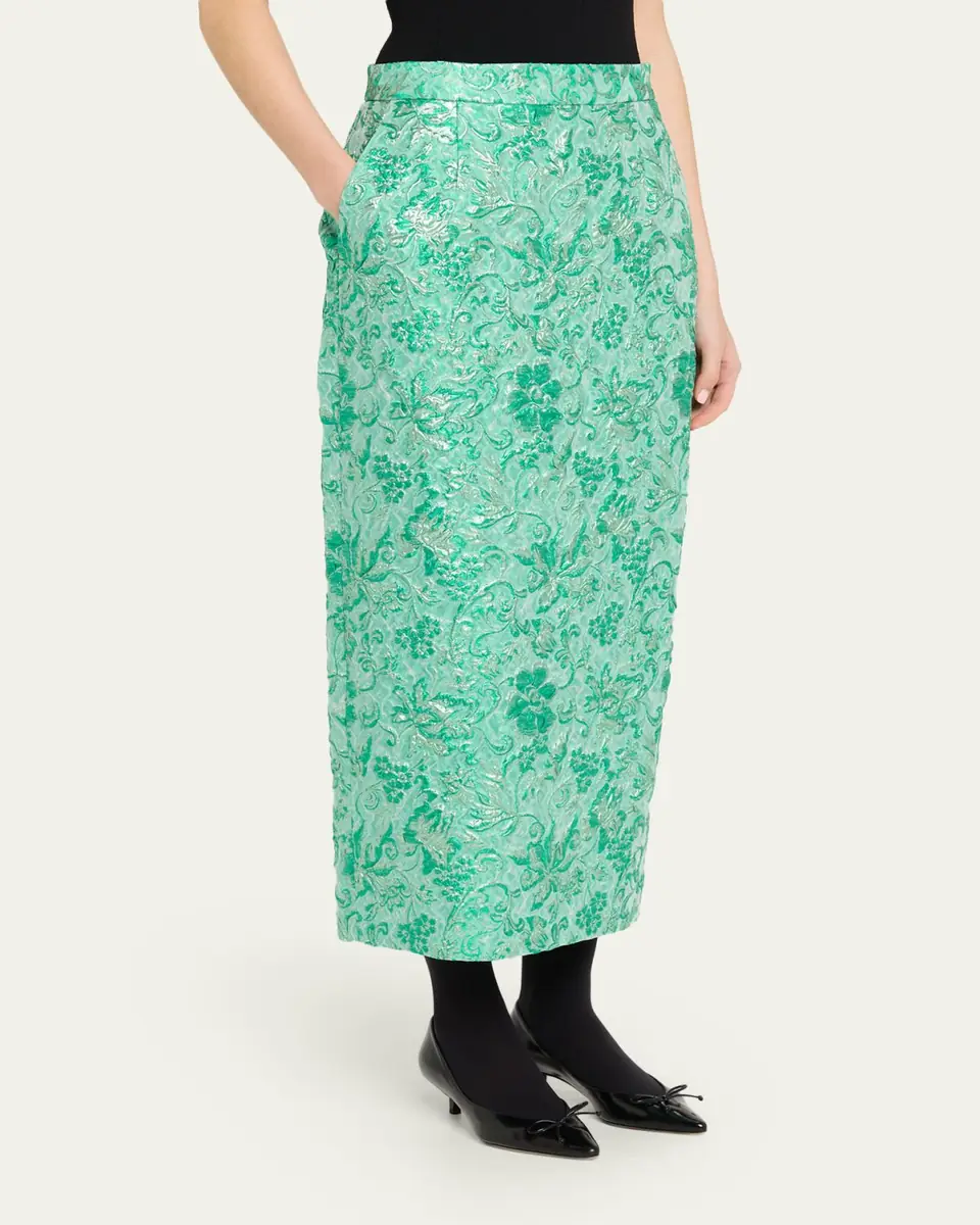 Willy Chavarria Tubo Cloque Pencil Skirt | Thumbnail 4 Willy Chavarria Tubo Cloque Pencil Skirt | Thumbnail 4