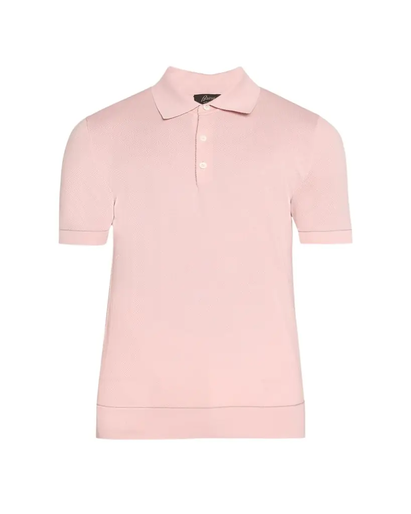 Brioni Men's Sea Island Polo Shirt | Image 1 Brioni Men's Sea Island Polo Shirt | Image 1