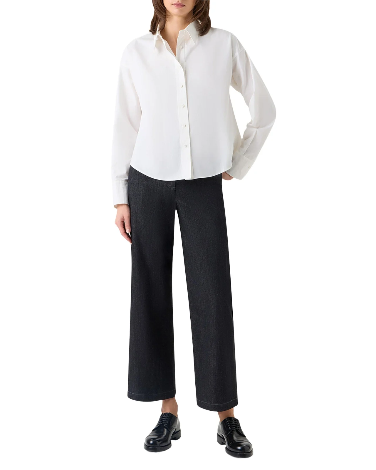Cotton Poplin Button-Down Shirt Cotton Poplin Button-Down Shirt