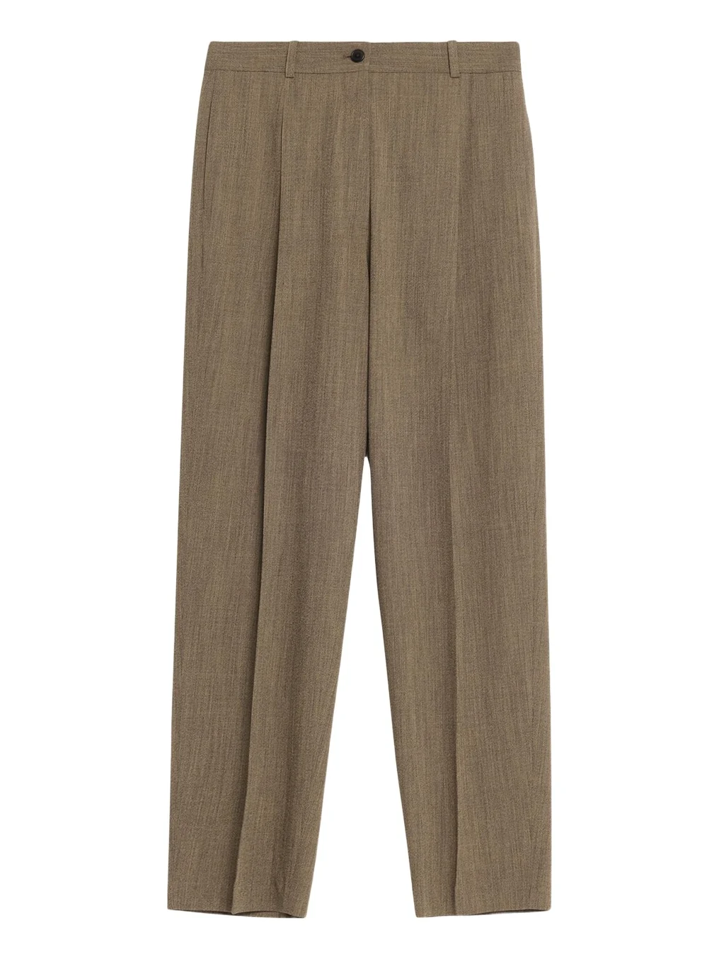 Gianni Wool Pleated Tapered-Leg Pants Gianni Wool Pleated Tapered-Leg Pants