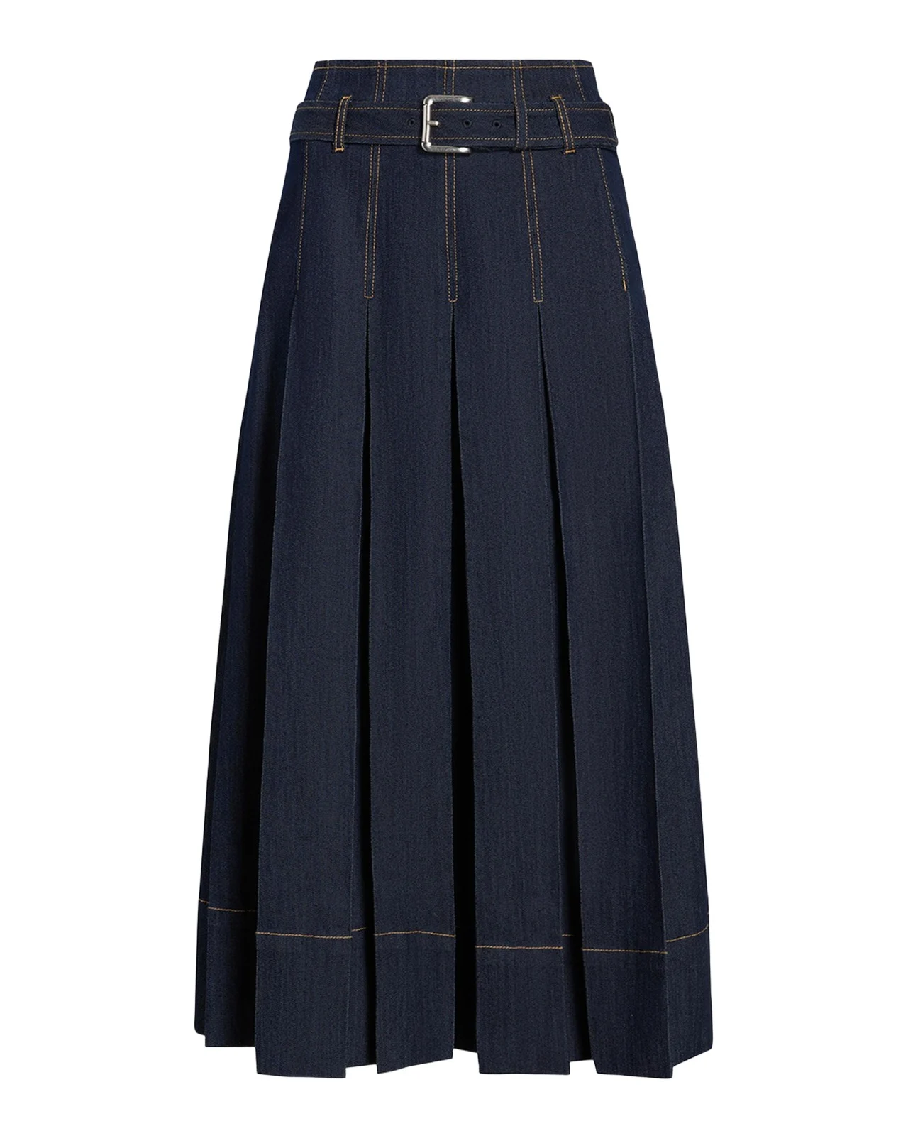 Rylee Pleated A-Line Midi Skirt Rylee Pleated A-Line Midi Skirt