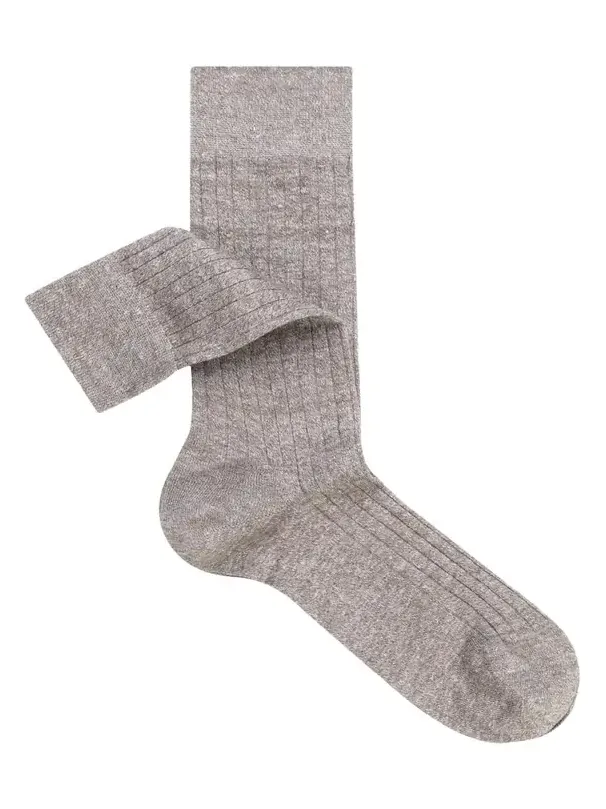 Men's Melange Rib Crew Socks