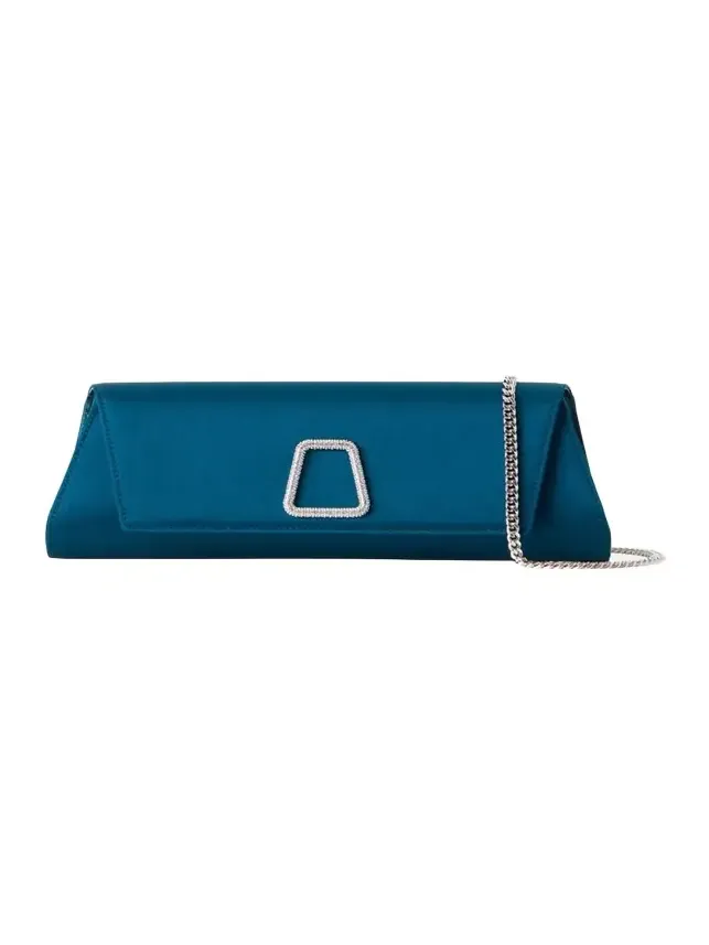 Akris Anouk Small Satin Clutch Bag