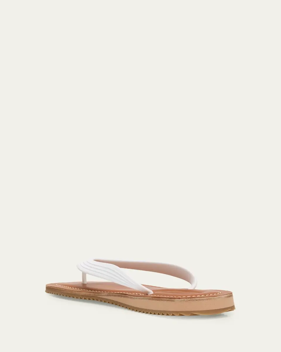 Miu Miu Logo Flat Thong Sandals | Thumbnail 4