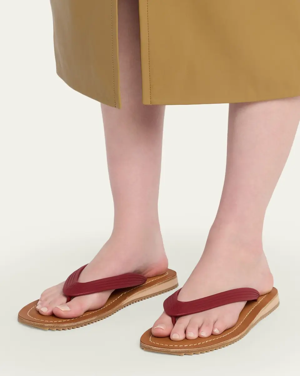 Miu Miu Logo Flat Thong Sandals | Thumbnail 6