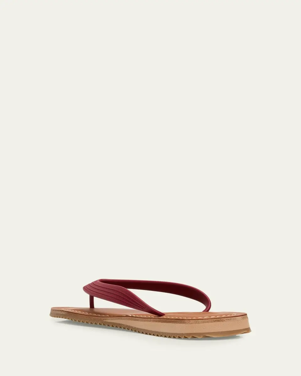 Miu Miu Logo Flat Thong Sandals | Thumbnail 8