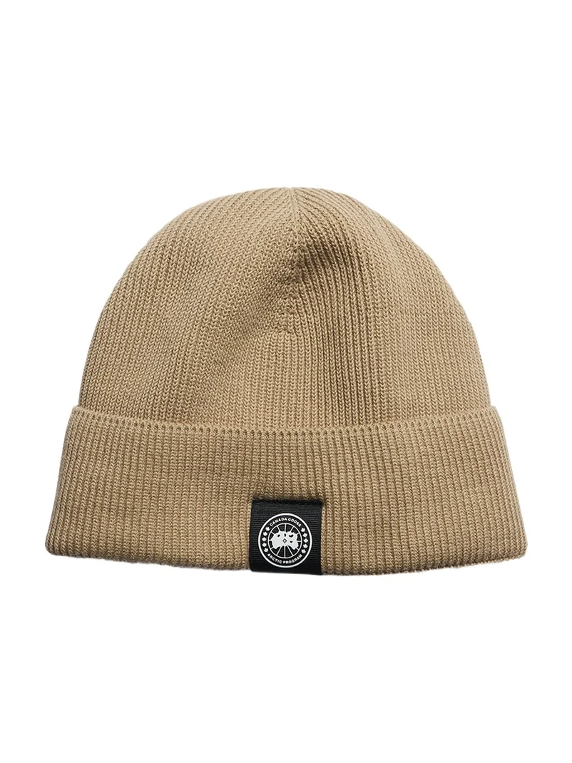 Canada Goose Men's Rib-Knit Cotton Beanie