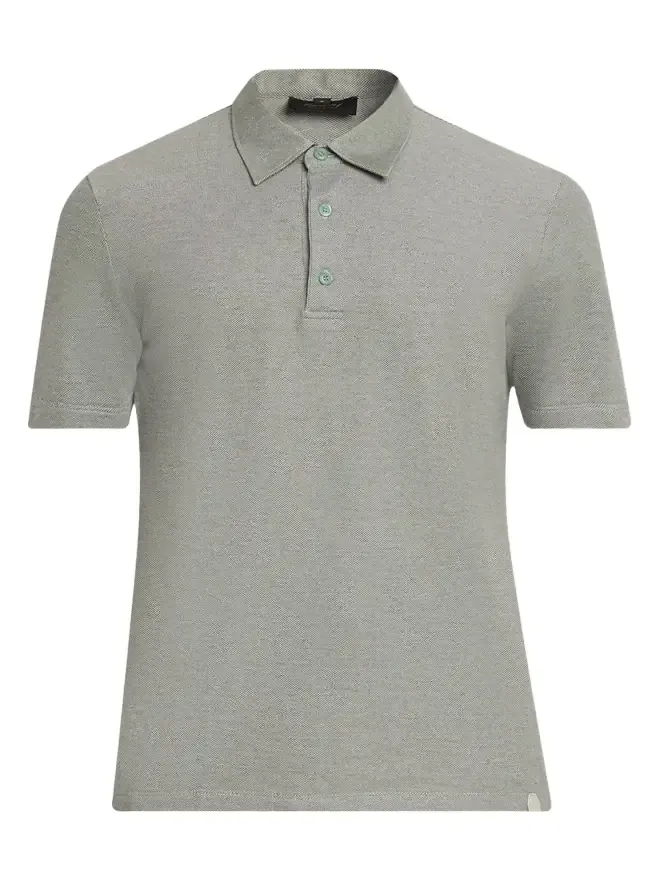 Brioni Men's Jersey Pique Polo Shirt