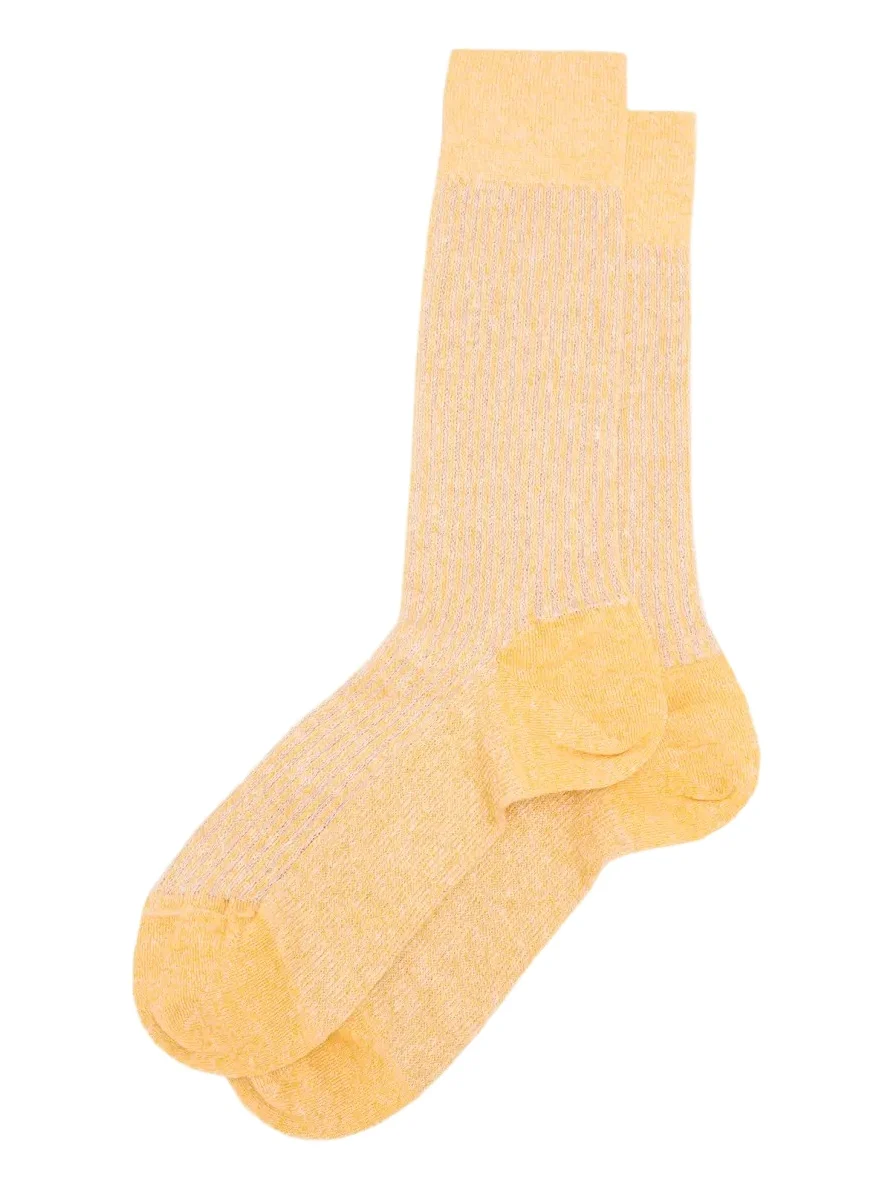 Men's Linen-Blend Crew Socks Men's Linen-Blend Crew Socks