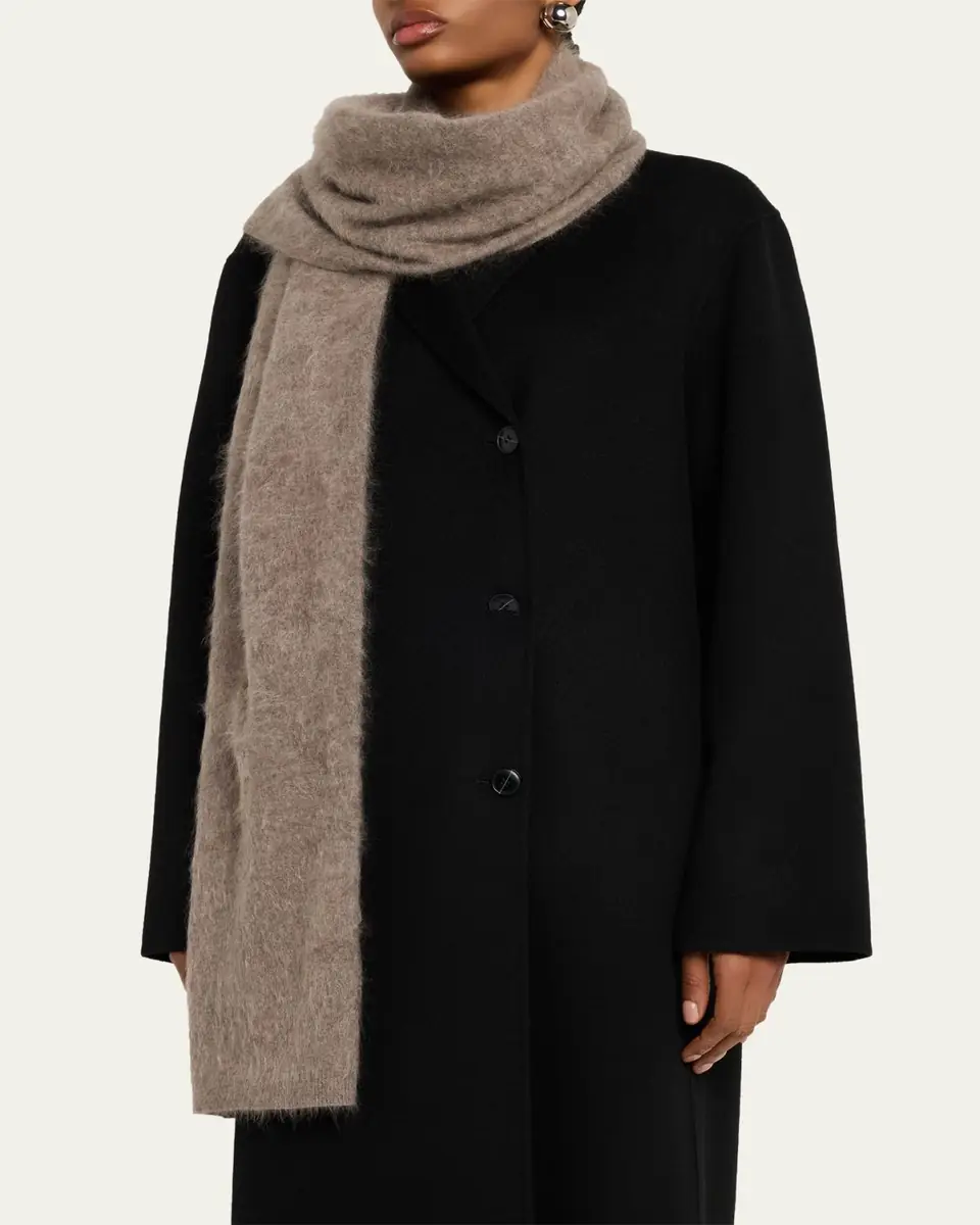 Lisa Yang Brushed Cashmere and Silk Scarf | Thumbnail 3