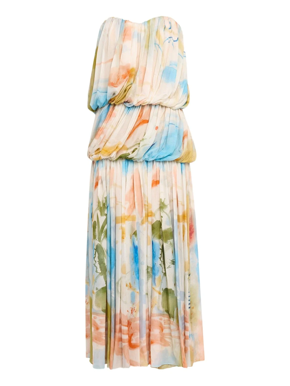 x Helen Frankenthaler Reverie Strapless Silk Gown x Helen Frankenthaler Reverie Strapless Silk Gown