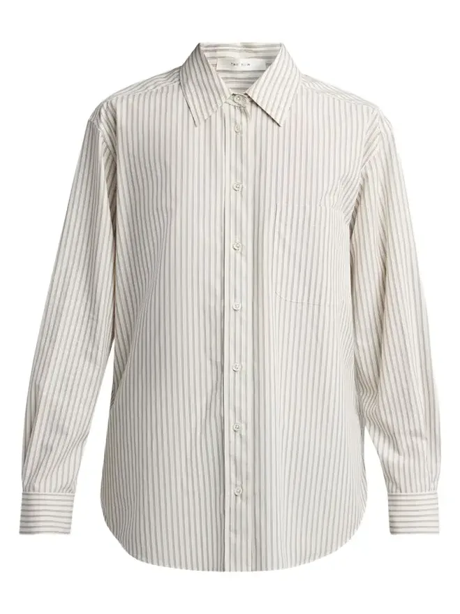 Gavina Striped Cotton Shirt Gavina Striped Cotton Shirt