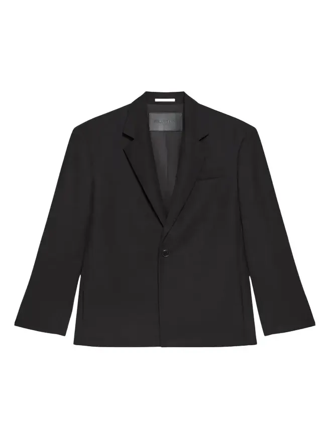Men's Wool Gabardine Relaxed-Fit Blazer Men's Wool Gabardine Relaxed-Fit Blazer