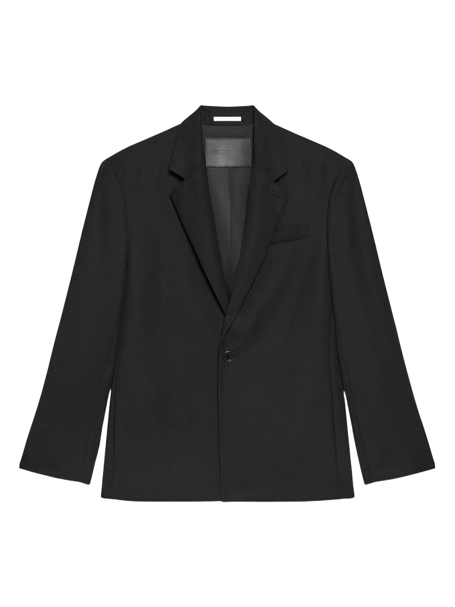 Helmut Lang Men's Wool Gabardine Relaxed-Fit Blazer