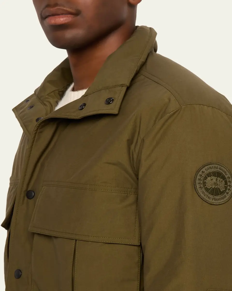 Canada Goose Men's Kirby Padded Ripstop Snap-Front Jacket | Thumbnail 5