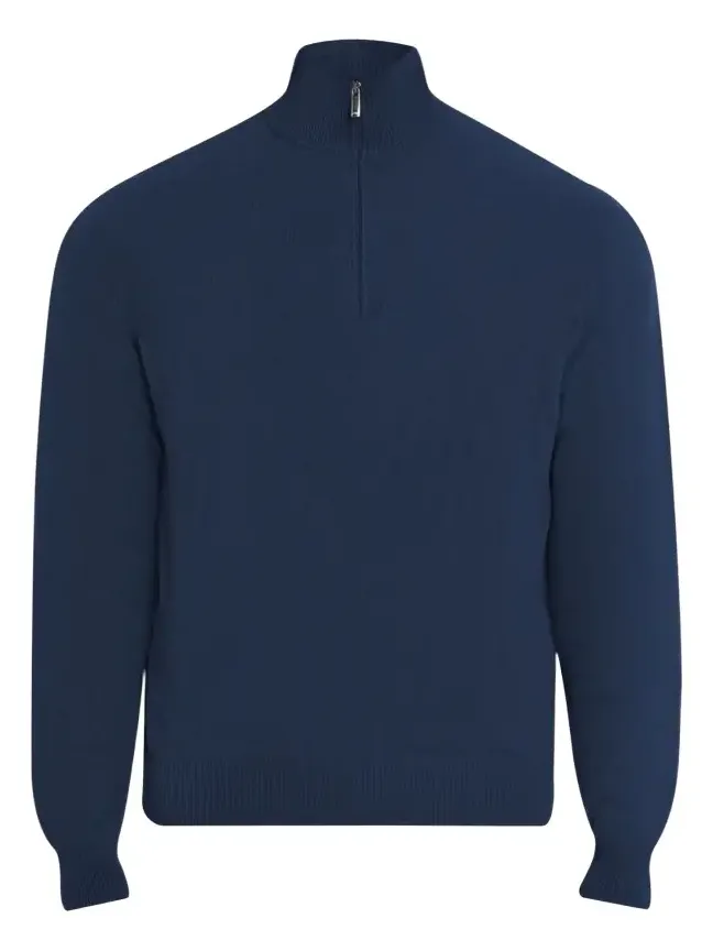 Men's Cashmere Half-Zip Sweater Men's Cashmere Half-Zip Sweater