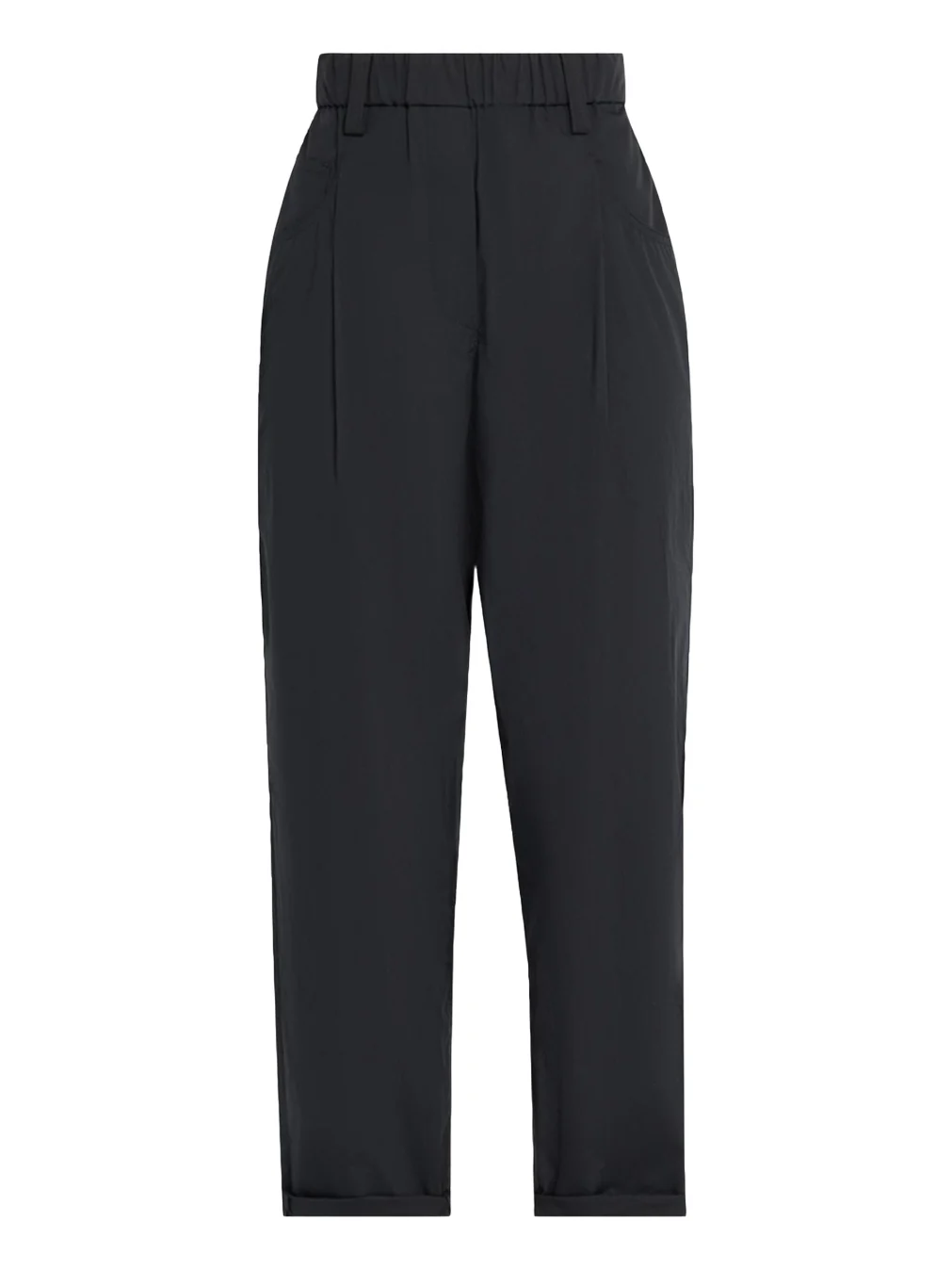 Brunello Cucinelli Tapered Lightweight Poplin Crop Pants