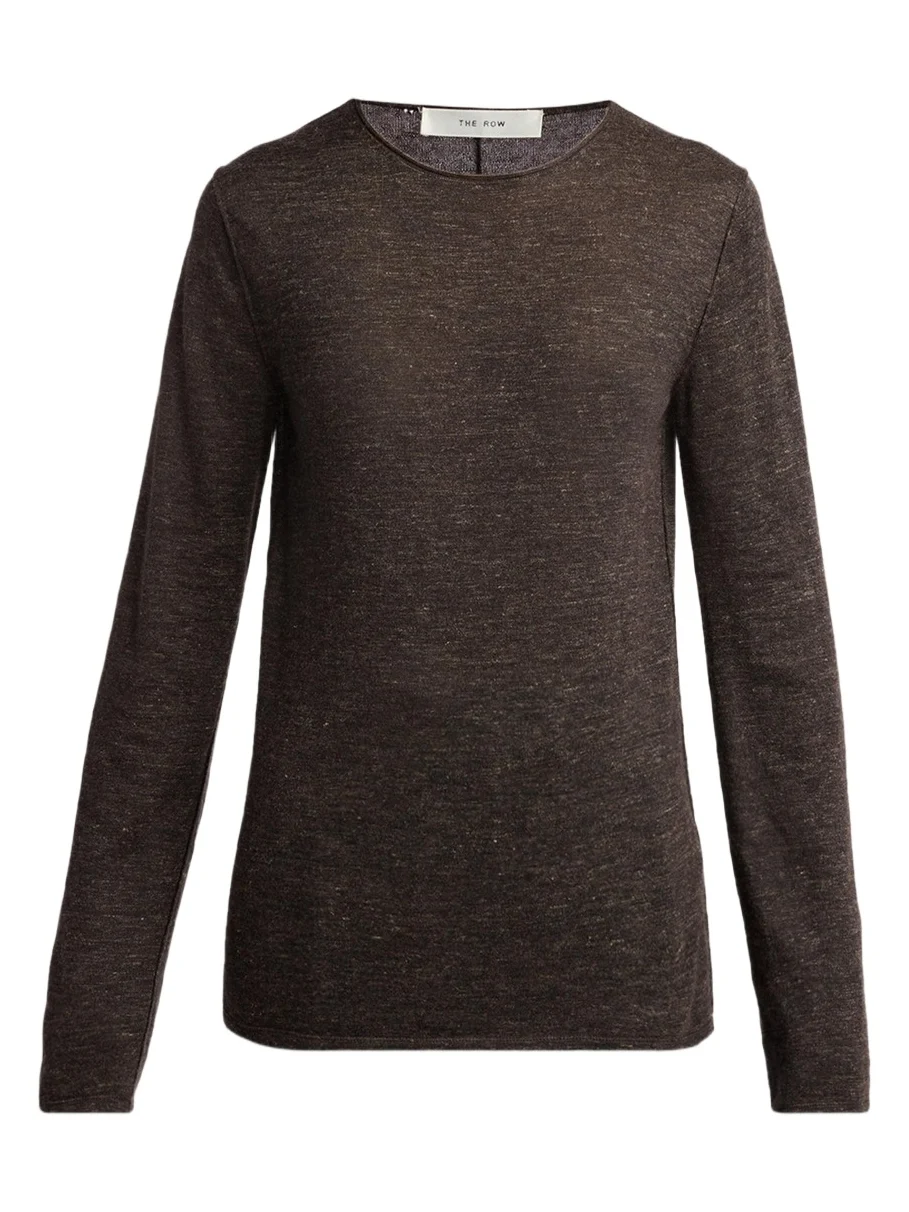 Nile Cashmere, Silk, and Linen Long-Sleeve Top Nile Cashmere, Silk, and Linen Long-Sleeve Top