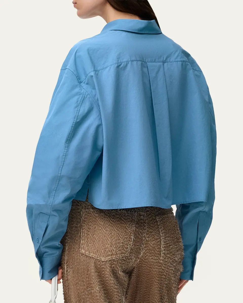 Loewe Cotton Poplin Boxy Button-Down Shirt | Thumbnail 3 Loewe Cotton Poplin Boxy Button-Down Shirt | Thumbnail 3