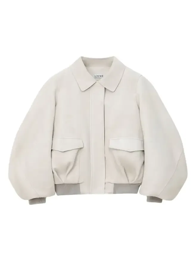 Suede Oversized Bomber Jacket Suede Oversized Bomber Jacket