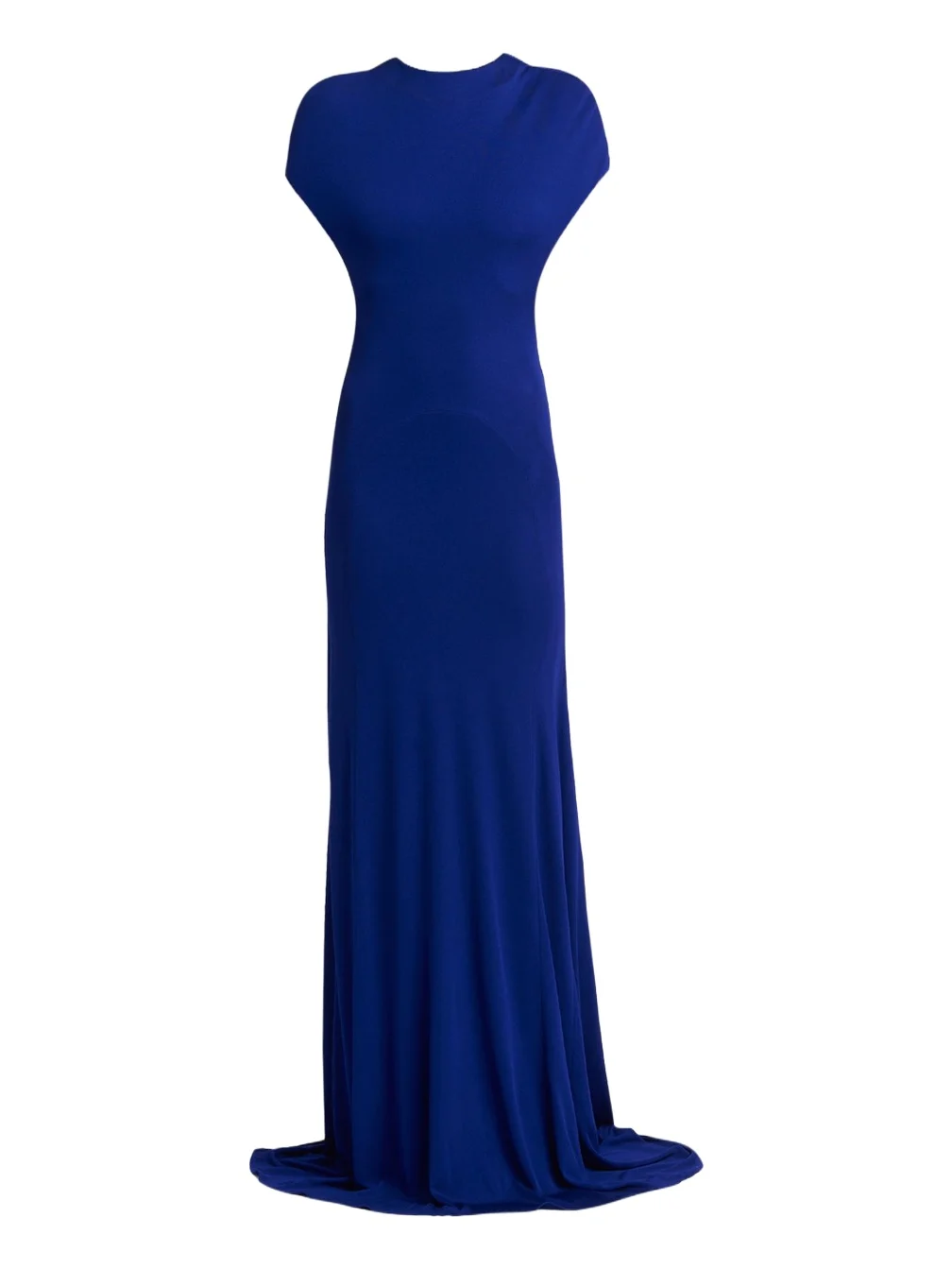 Cap-Sleeve Backless Trumpet Gown Cap-Sleeve Backless Trumpet Gown