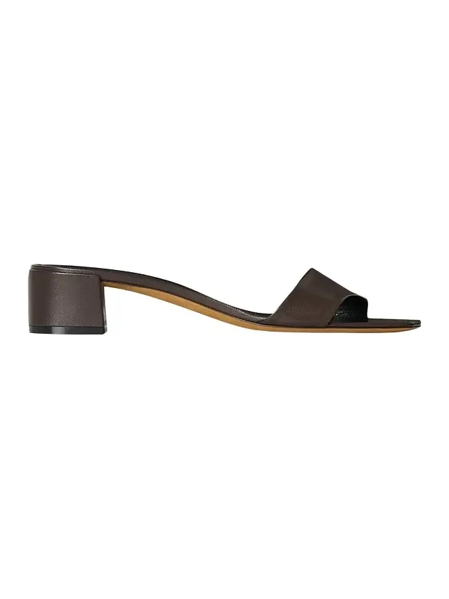 Leather Mule Sandals