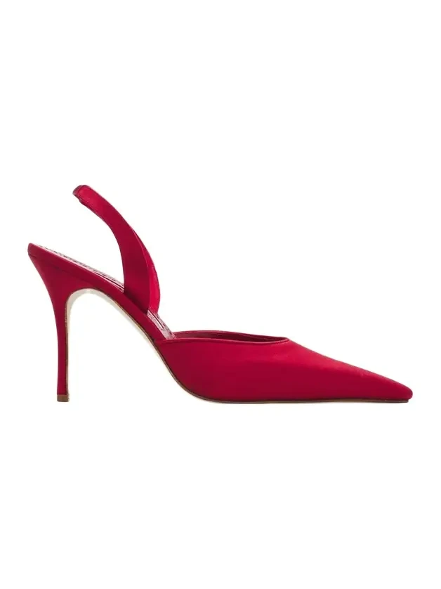 105mm Borelapla Satin Slingback Pumps