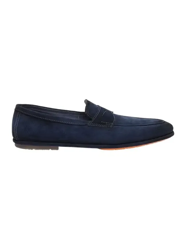 Santoni Men's Carlo Burnished Suede Driving Shoes