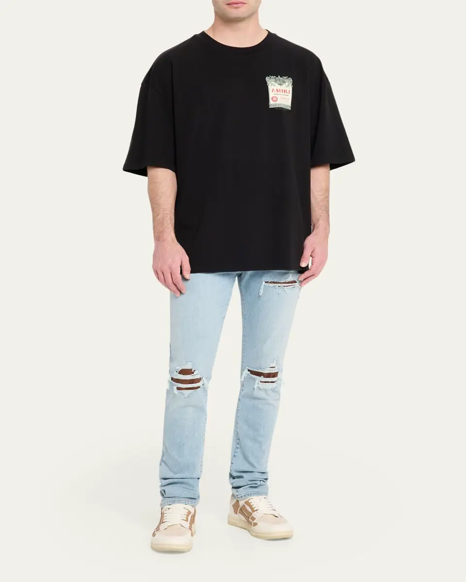 Amiri Men's Chateau Cotton T-Shirt | Thumbnail 2