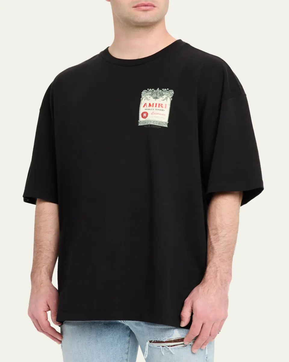 Amiri Men's Chateau Cotton T-Shirt | Thumbnail 4