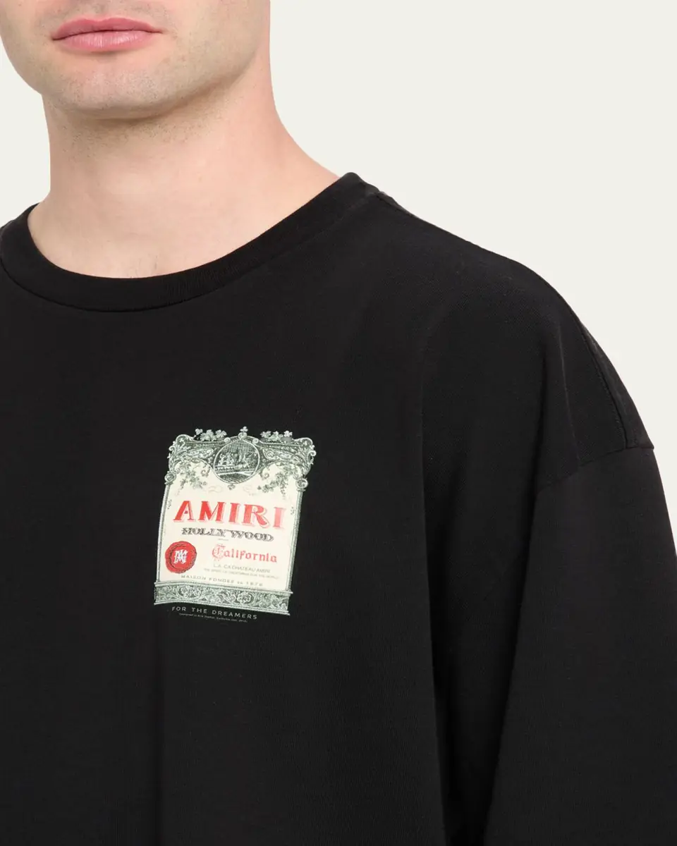 Amiri Men's Chateau Cotton T-Shirt | Thumbnail 5